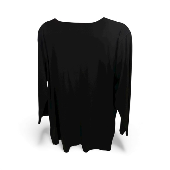 Christmas 3/4 sleeve crew neck shirt, size 2xl see measurements in picture - Picture 3 of 8